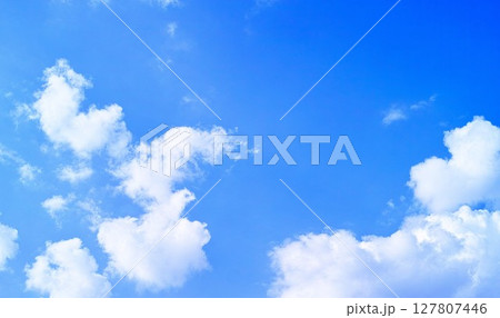 青空と雲イメージ 青空と雲イメージ 127807446