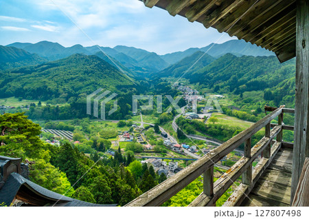山形 立石寺　五大堂から見る麓の絶景 127807498