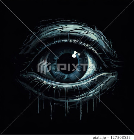 an AI Image Generator, Detailed Artistic Drawing of an Eye an AI Image Generator, Detailed Artistic Drawing of an Eye 127808532