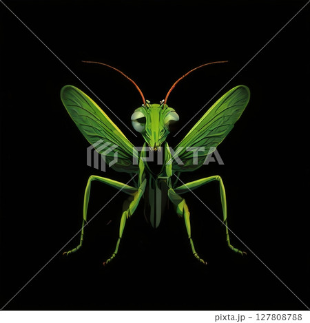 an AI Image Generator, Green Praying Mantis an AI Image Generator, Green Praying Mantis 127808788