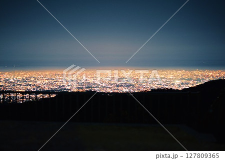 神戸から見た大阪の夜景 神戸から見た大阪の夜景 127809365