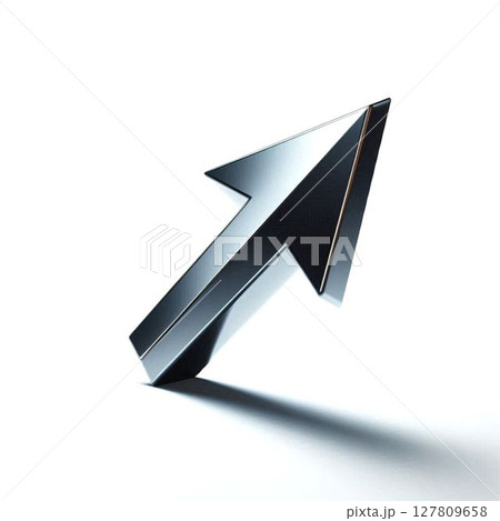 立体的な矢印 127809658
