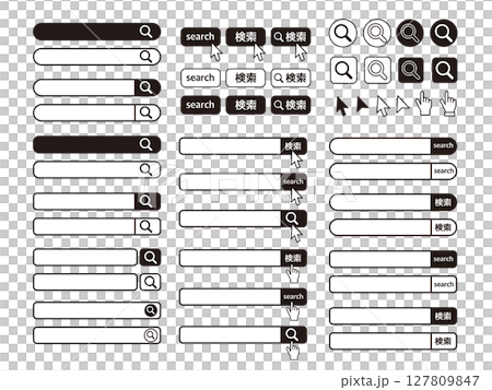 搜尋圖示黑色 127809847