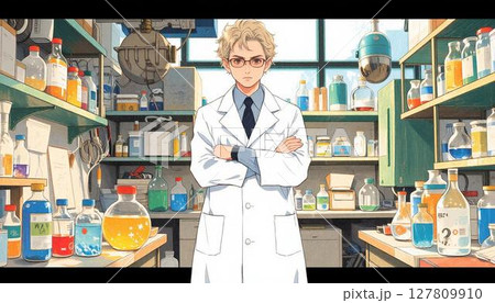 イケメンの科学者 イケメンの科学者 127809910