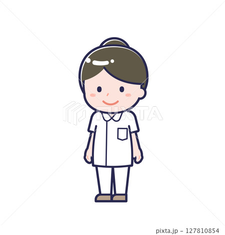 ナース01／ななめ／女性 09 127810854