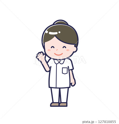 ナース01／ななめ／女性 10 127810855