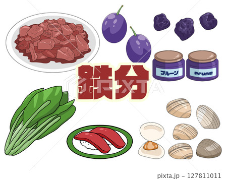 鉄分のイメージイラスト 127811011