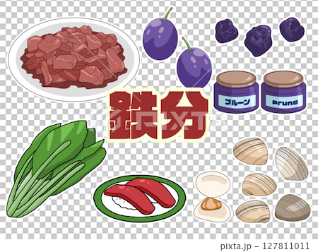 鉄分のイメージイラスト 127811011