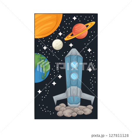 Illustration of Rocket 127811128