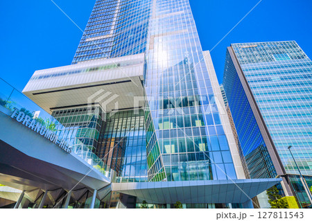 日本の東京都市景観 新時代に希望の光…虎ノ門ヒルズステーションタワー(虎ノ門ヒルズ駅)などを望む 日本の東京都市景観 新時代に希望の光…虎ノ門ヒルズステーションタワー(虎ノ門ヒルズ駅)などを望む 127811543