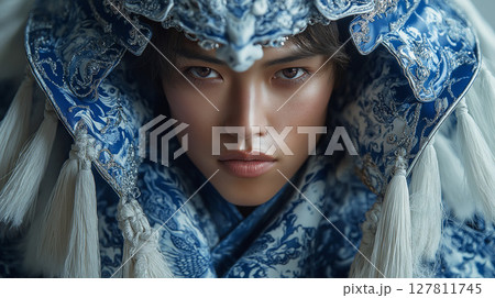 美しい龍の甲冑 127811745