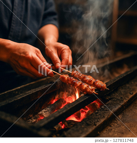焼き鳥職人 127811748