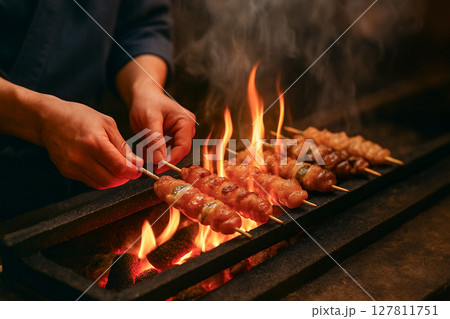 焼き鳥職人 127811751