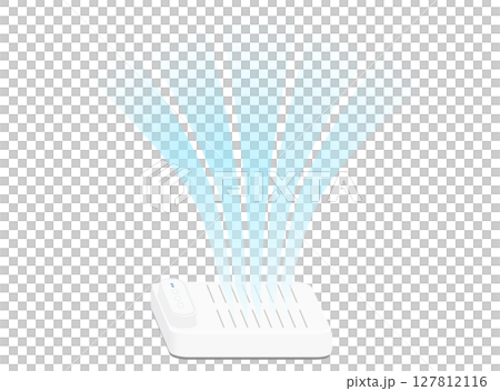 乗る扇風機のイラスト 127812116