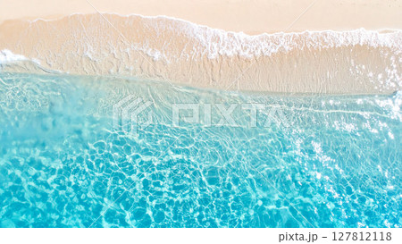水面　海面　俯瞰 127812118