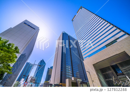 日本の東京都市景観 新時代に希望の光…住友不動産虎ノ門タワーなどを望む 日本の東京都市景観 新時代に希望の光…住友不動産虎ノ門タワーなどを望む 127812288
