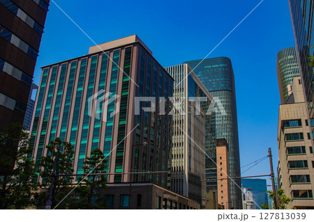 【大阪風景】四つ橋筋沿いのビル群（西本町から渡辺橋北詰まで） 127813039