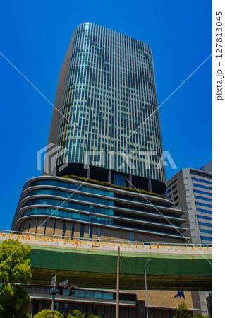 【大阪風景】四つ橋筋沿いのビル群（西本町から渡辺橋北詰まで） 127813045