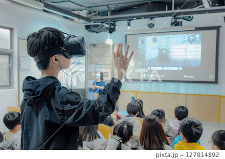 immersive learning with AI-driven metaverse teacher 127814892