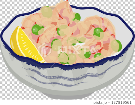 海老と枝豆のかき揚げ 127819561