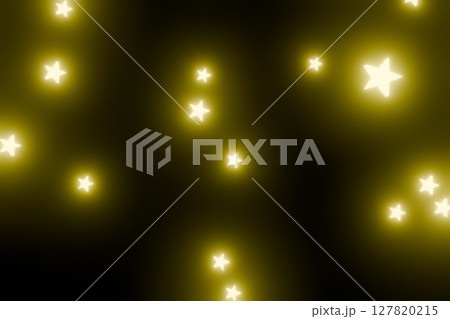 黒背景に輝くたくさんの星 127820215