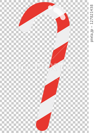 Candy cane, candy stick, red 127821438