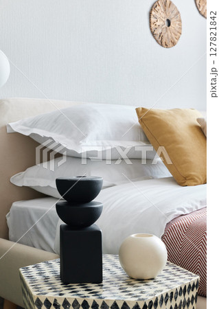 Explore stylish bedroom decor with modern elements to enhance your spaces ambiance and comfort Explore stylish bedroom decor with modern elements to enhance your spaces ambiance and comfort 127821842