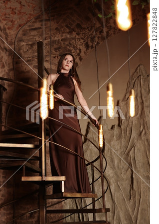 We present the concept of elegant fashion presented in a unique and stunning industrial space 127822848