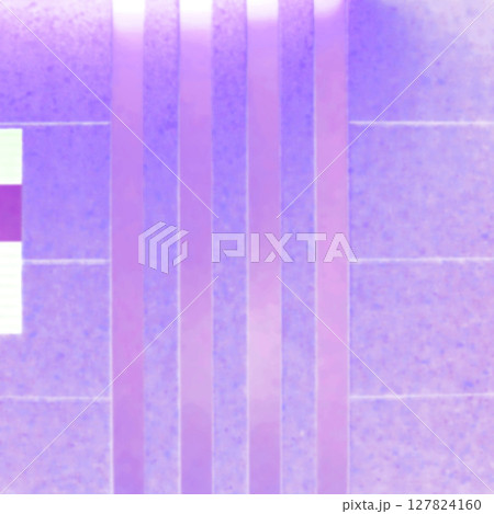 抽象と幾何学が交差する紫色の壁テクスチャ。イラスト風の写真。 抽象と幾何学が交差する紫色の壁テクスチャ。イラスト風の写真。 127824160