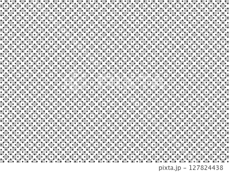 網点　ハーフトーン　ドットパターン 127824438