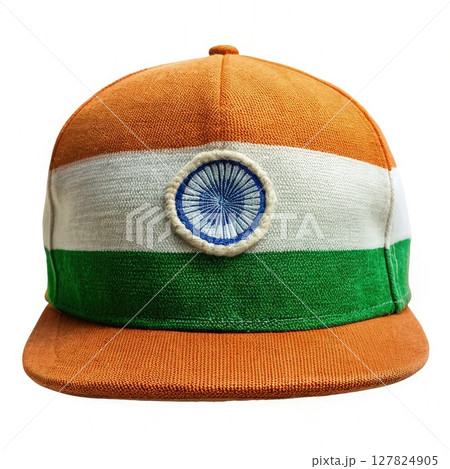 Indian Flag Hat. Generative AI 127824905