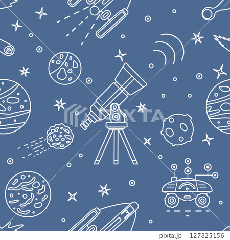 Space Pattern Telescope Planets Shuttle Galaxy Space Pattern Telescope Planets Shuttle Galaxy 127825156