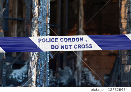 South African police tape 127826454