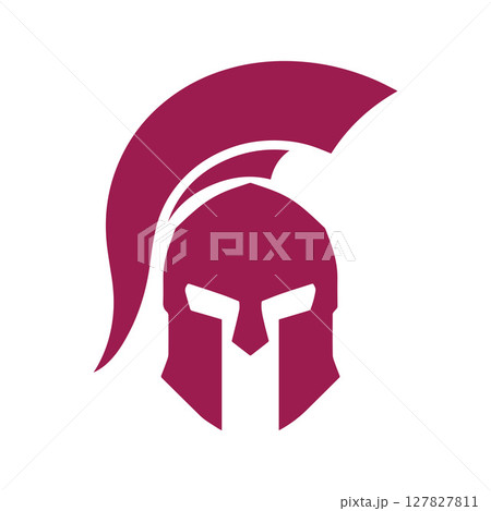 Spartan logo design template elements sparta vector Image 127827811