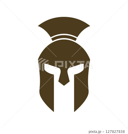 Spartan logo design template elements sparta vector Image 127827838