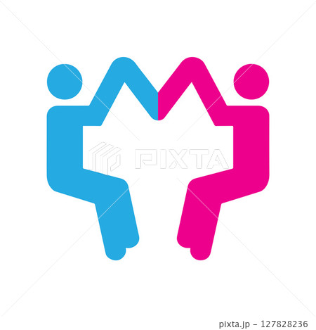 Community Logo Vector Art, Icons, and Graphics 127828236