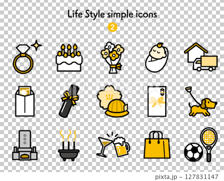 Icon collection Life Icon collection Life 127831147