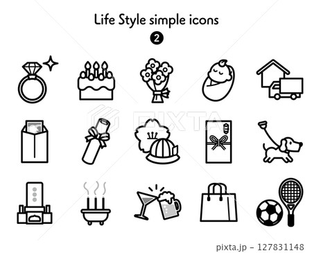 アイコン集 暮らし 127831148