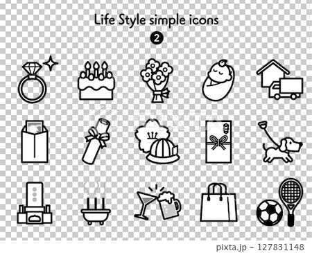 アイコン集 暮らし 127831148
