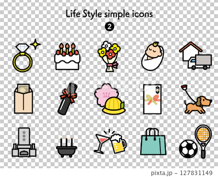 アイコン集 暮らし 127831149