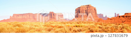 Panorama Winter Monument Valley Arizona USA Navajo Nation Panorama Winter Monument Valley Arizona USA Navajo Nation 127831679