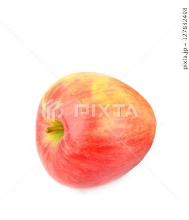 Red apple isolated on white background. 127832498