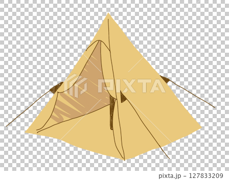 One pole tent 127833209