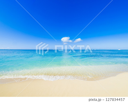 夏・海・ビーチイメージ　ハワイ 127834457