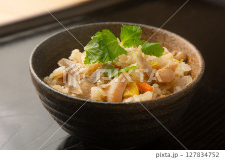 とりごぼうご飯 とりごぼうご飯 127834752