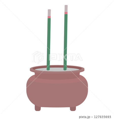 お線香のイラスト 127835693