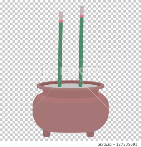 お線香のイラスト 127835693