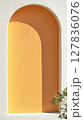 Wall recess as decoration outdoors 127836076