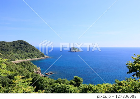 串木野サンセットパークから見る東シナ海 串木野サンセットパークから見る東シナ海 127836088