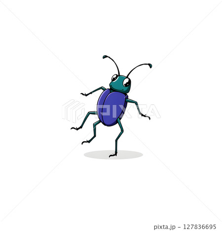 stylish icon in cartoon style 127836695